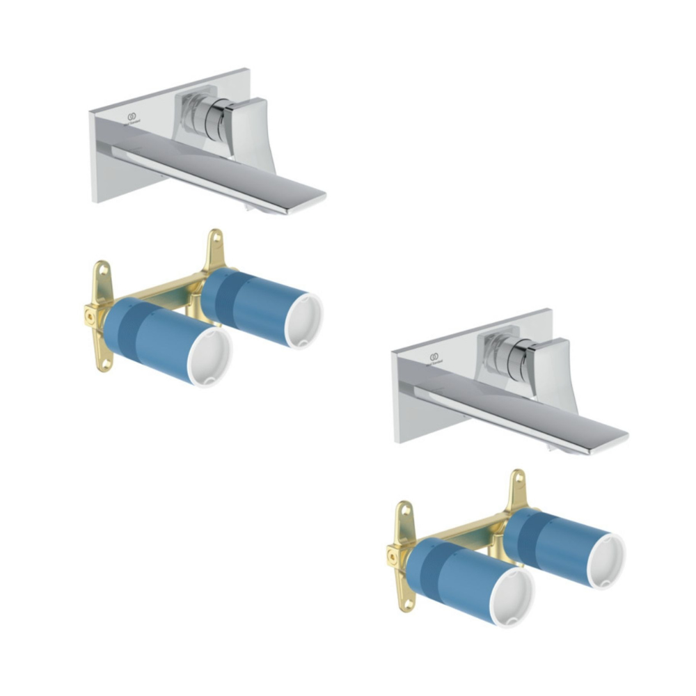 Mitigeur lavabo encastré Ideal Standard Conca, chrome + Corps encastré A7371AA_A1313NU_A7371AA_A1313NU | Batinea