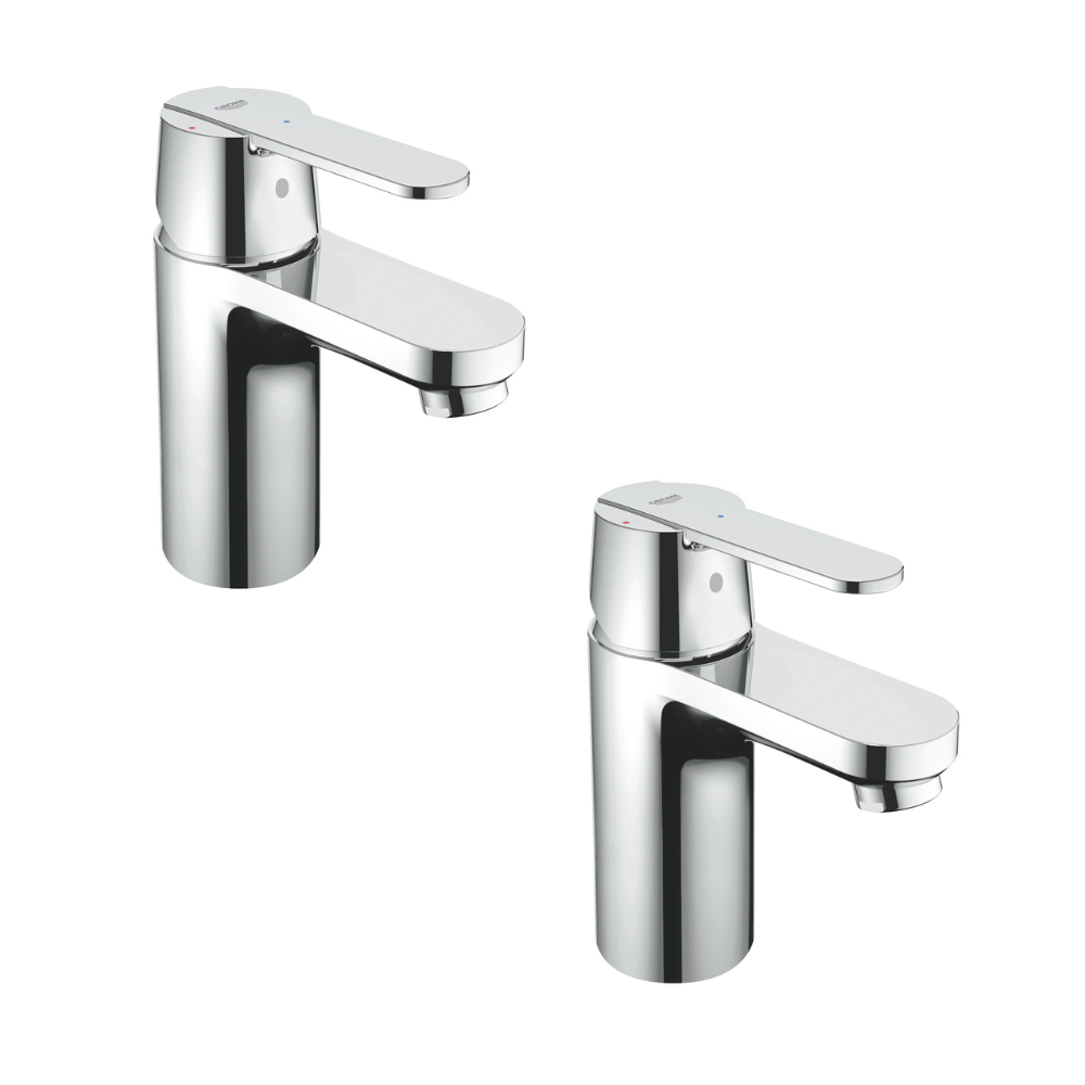 Robinet Lavabo Salle De Bains Grohe Start Flow – Taille S – Avec Tirette De Vidage – Chromé – Installation Rapide – Import Allemagne