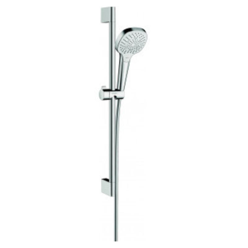 Set de douche Multi avec barre Unica'Croma 65 cm blanc/chromé Hansgrohe Croma Select E 26580400 |Batinea