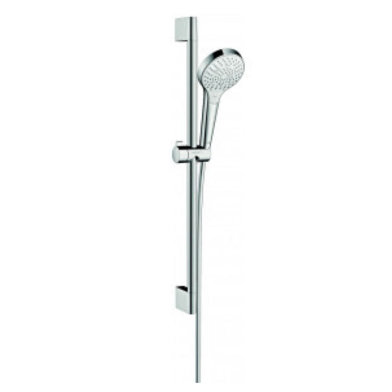 Set de douche Multi avec barre Unica'Croma 65 cm blanc/chromé Hansgrohe Croma Select S 26560400 |Batinea