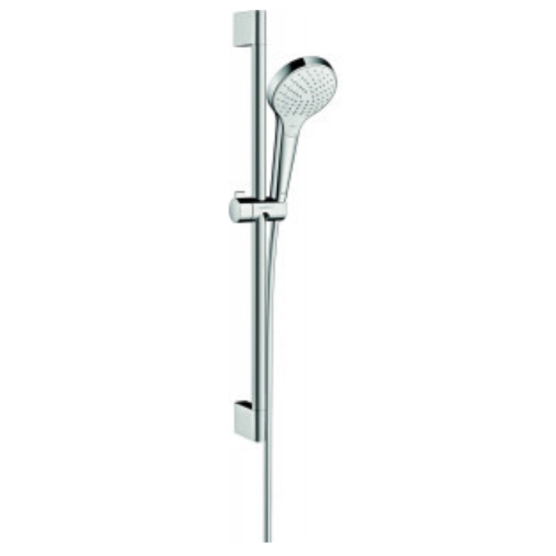 Set de douche Vario avec barre Unica'Croma 65 cm blanc/chromé Hansgrohe Croma Select S 26562400 |Batinea