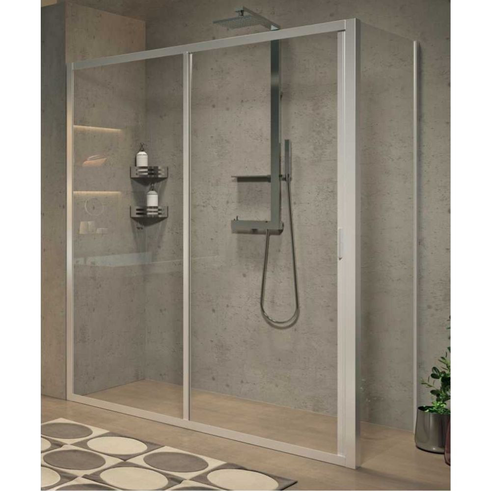 LUN2P114-1B    Paroi de douche NOVELLINI Lunes 2.0 2P 114 x 195
