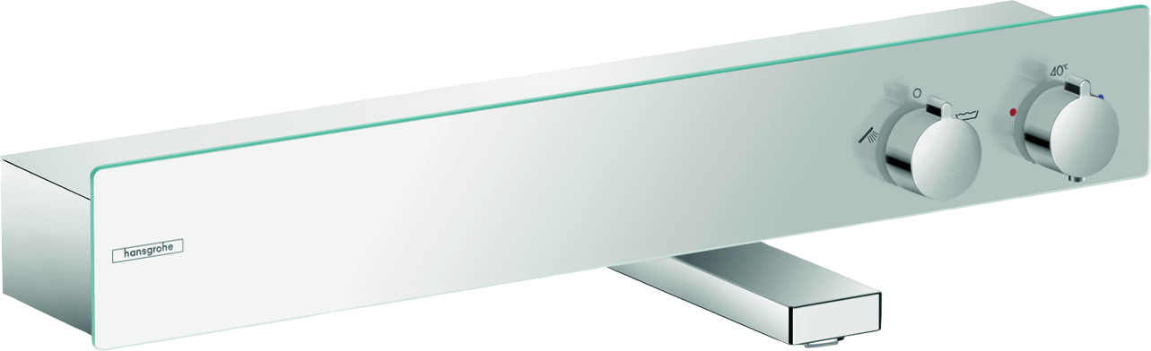 Blanc Mitigeur Bain Douche Thermostatique Hansgrohe Showertablet 600 Chromé