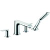 Set de finition Mélangeur 4 trous pour montage sur bord de  baignoire chromé Hansgrohe 31442000 | Batinea