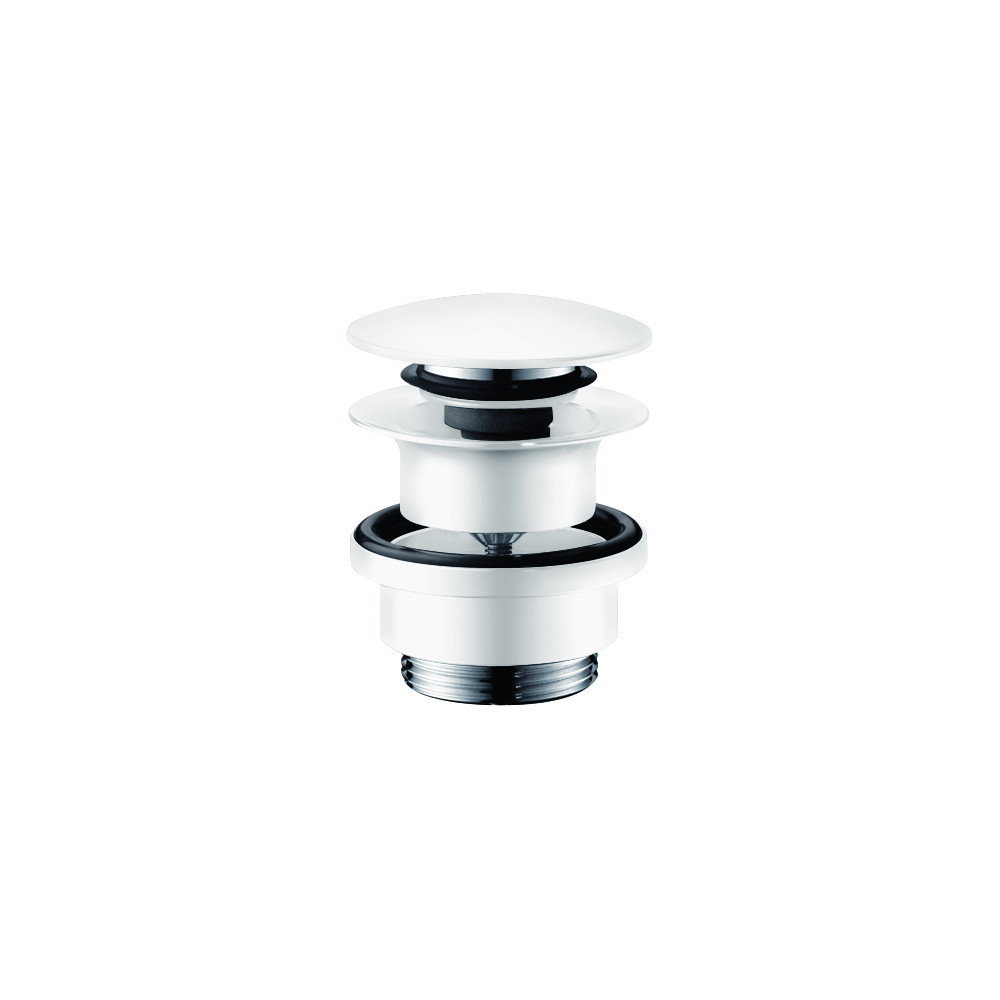 Bonde HANSGROHE Push-open blanc mat 50100700 | Batinea