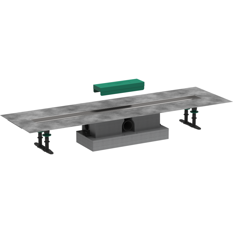 Set complet HANSGROHE pour installation standard - 90 cm pour caniveaux de douche linéaires à carreler 56025180 | Batinea