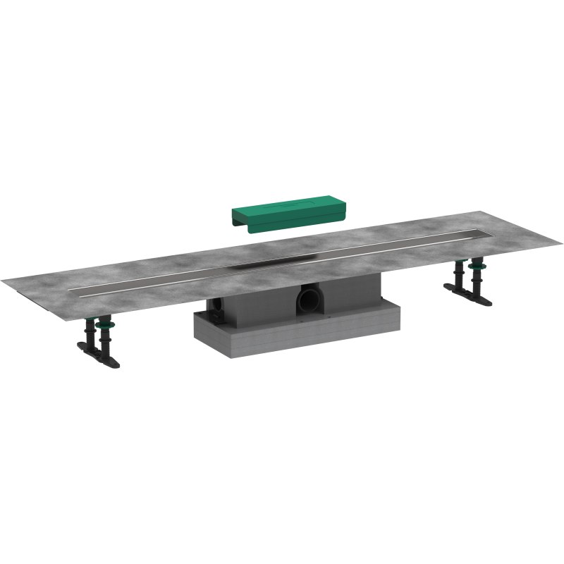 Set complet HANSGROHE pour installation standard - 100 cm pour caniveaux de douche linéaires à carreler 56026180 | Batinea