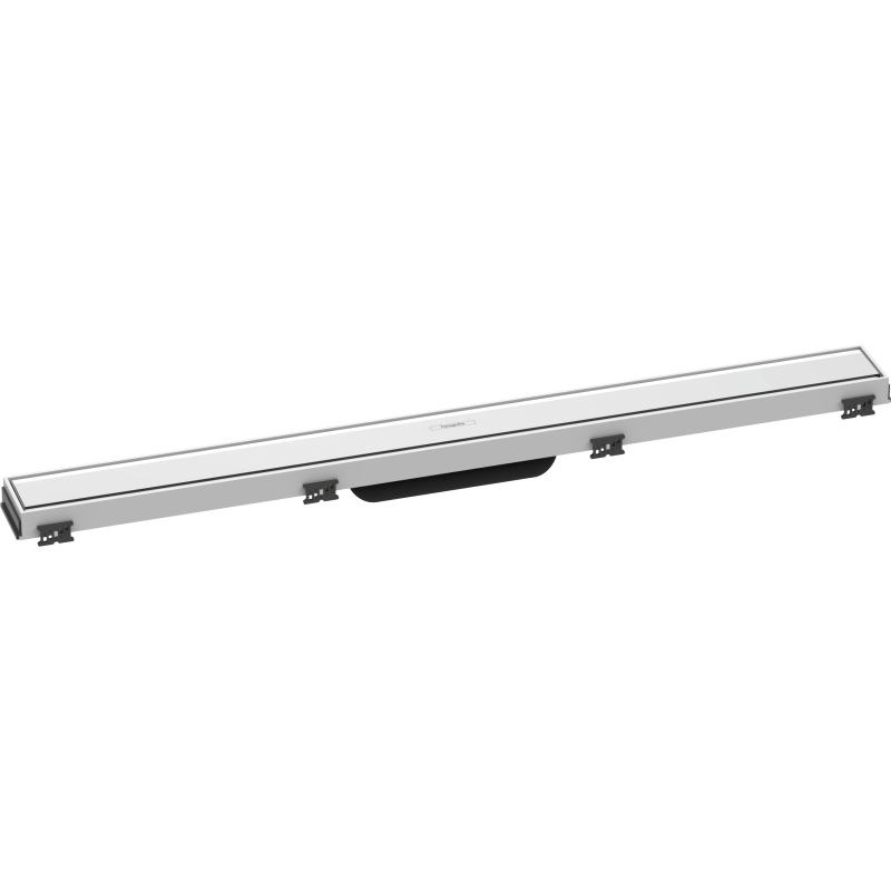 Caniveau de douche HANSGROHE linéaire 80 cm avec cadre réglable en hauteur blanc 56038450 | Batinea