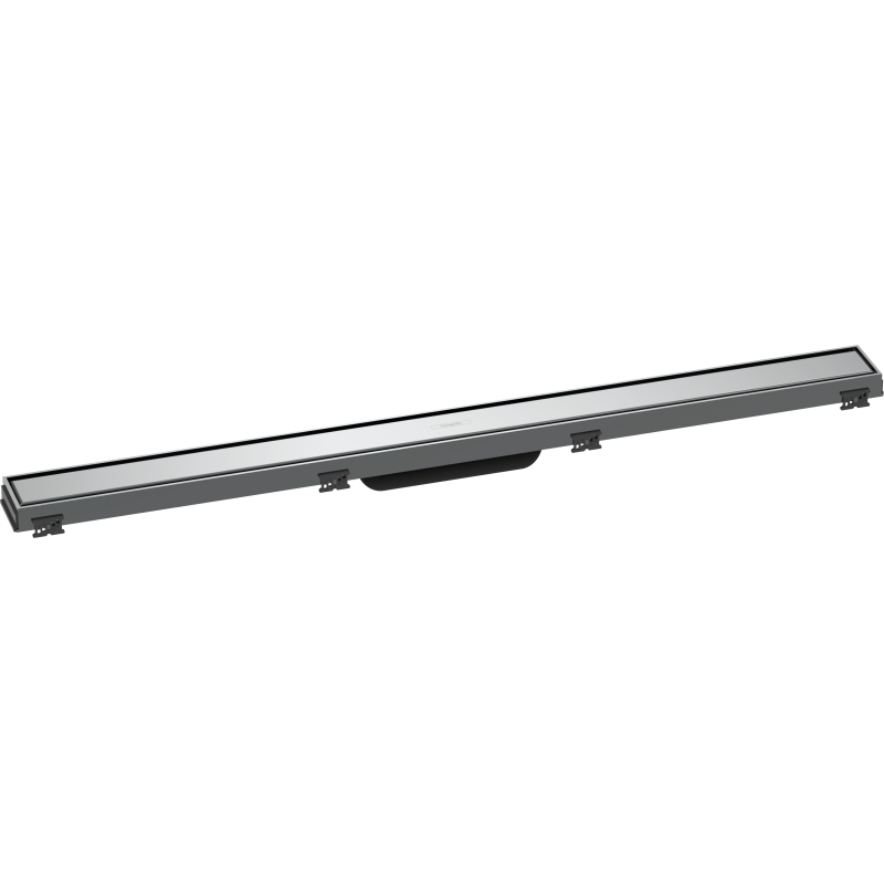 Caniveau de douche HANSGROHE linéaire 90 cm avec cadre réglable en hauteur chromé 56040000 | Batinea