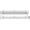 Caniveau de douche HANSGROHE linéaire 90 cm avec cadre réglable en hauteur noir mat 56040670 | Batinea