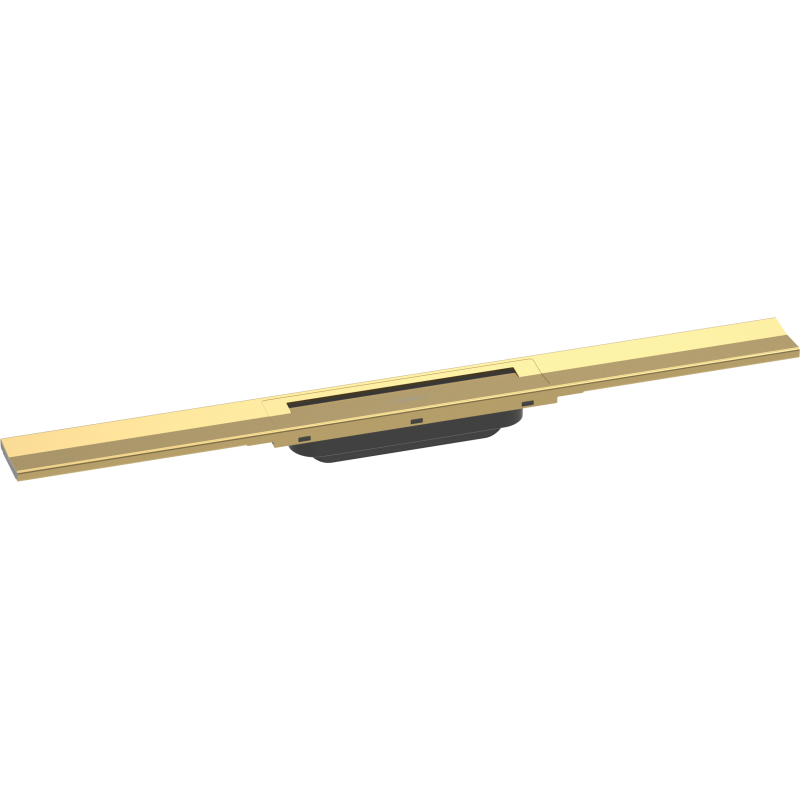 Caniveau de douche HANSGROHE linéaire 70 cm découpable pour montage libre aspect doré poli 56043990 | Batinea