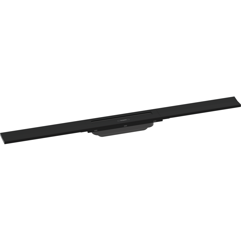 Caniveau de douche HANSGROHE linéaire 80 cm découpable pour montage libre noir mat 56044670 | Batinea