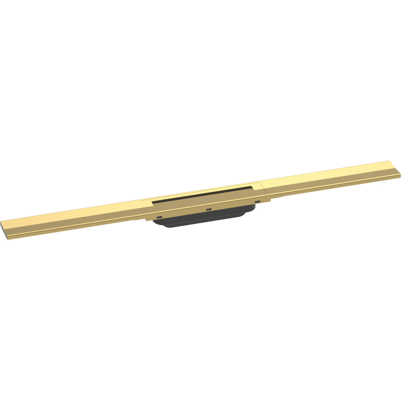 Caniveau de douche HANSGROHE linéaire 80 cm découpable pour montage libre aspect doré poli 56044990 | Batinea