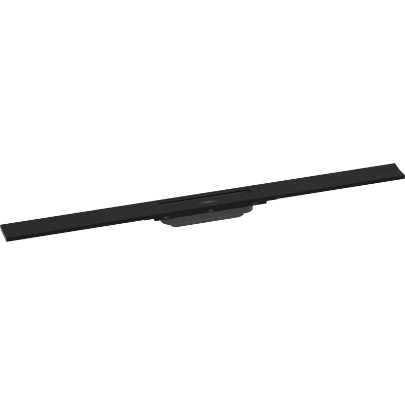 Caniveau de douche HANSGROHE linéaire 90 cm découpable pour montage libre noir mat 56045670 | Batinea