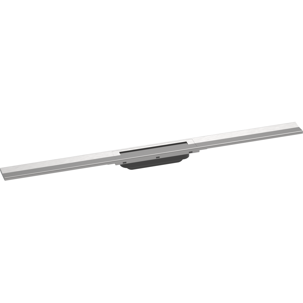 Caniveau de douche HANSGROHE linéaire 90 cm découpable pour montage libre acier inox 56045800 | Batinea