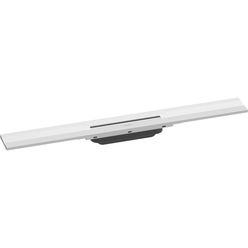 Caniveau de douche HANSGROHE linéaire 70 cm à découper pour montage mural blanc mat 56050700 | Batinea