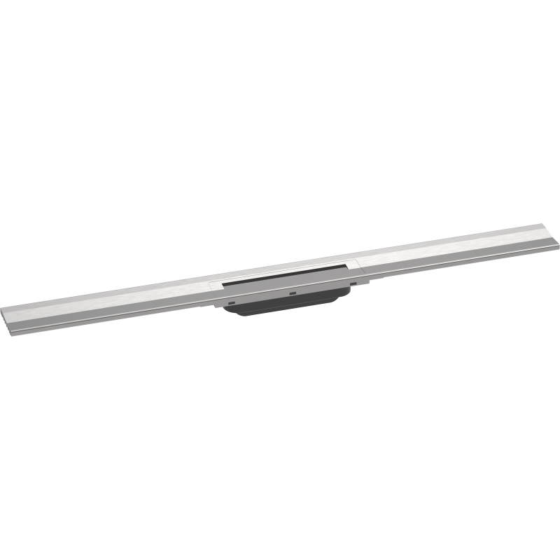 Caniveau de douche HANSGROHE linéaire 90 cm à découper pour montage mural acier inox 56052800 | Batinea