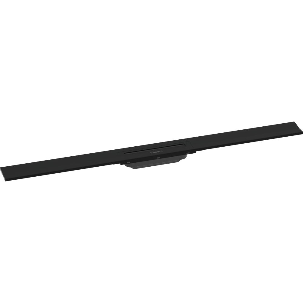 Caniveau de douche HANSGROHE linéaire 100 cm à découper pour montage mural noir mat 56053670 | Batinea