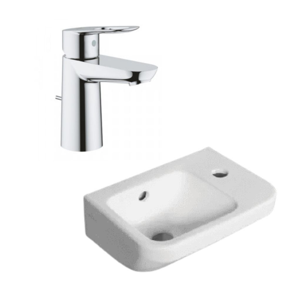 Lave main  Villeroy et boch avec robinet Grohe 
