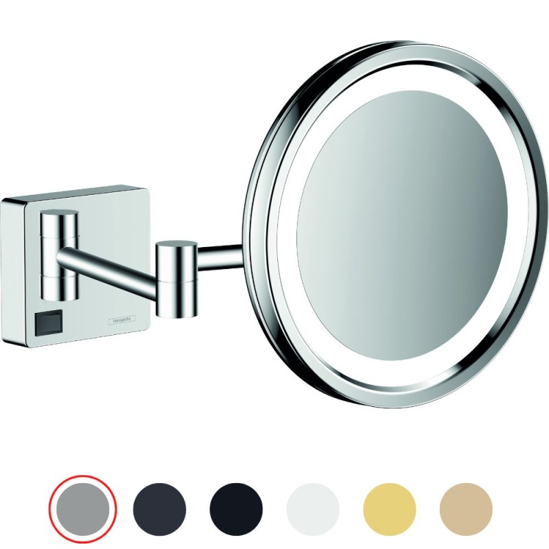 Miroir de rasage avec éclairage LED HANSGROHE AddStoris