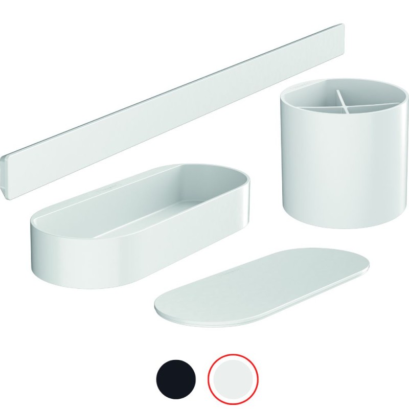 Ensemble de 4 accessoires pour la salle de bains HANSGROHE WallStoris | Batinea