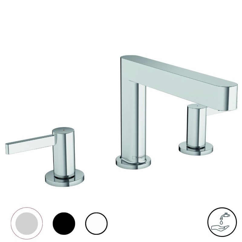 76033000  Mélangeur de lavabo 3 trous 110, bonde Push-Open HANSGROHE Finoris