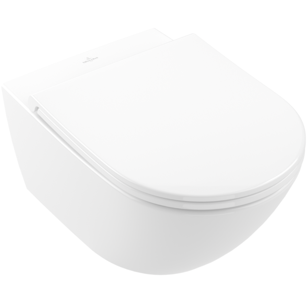 WC suspendu VILLEROY ET BOCH Universo avec abattant | Batinea