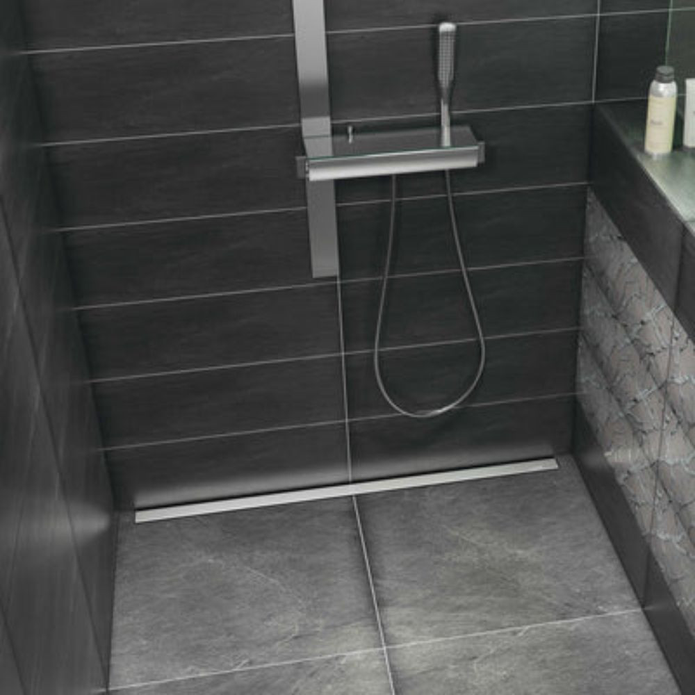 ambiance Receveur douche italienne 120 x 80 cm Wedi Fundo Riolito Neo