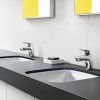 Double vasques avec robinets lavabo hansgrohe