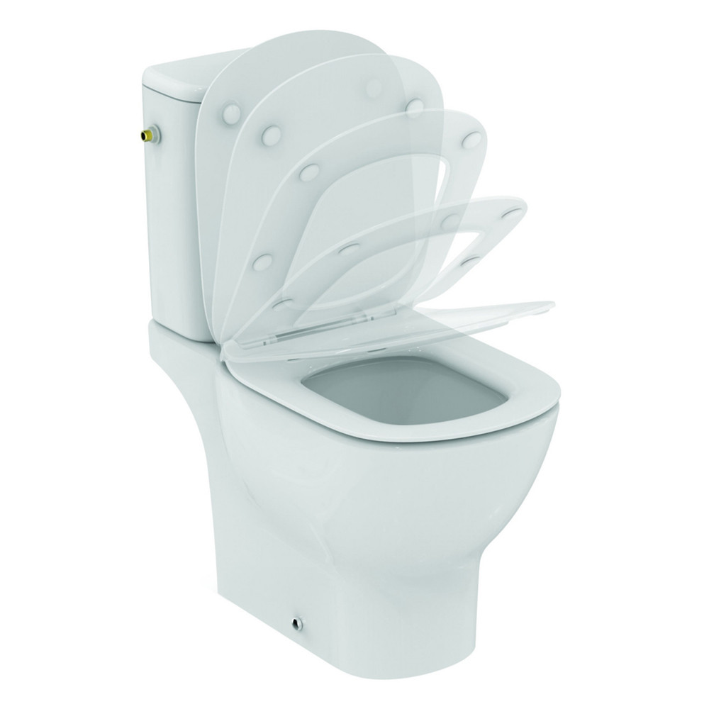 WC à poser sans bride Ideal Standard Tesi Aquablade + abattant