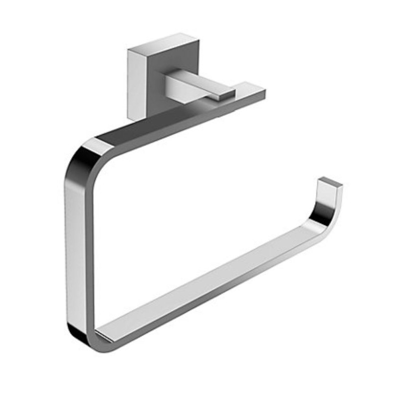 Anneau porte-serviettes Moderne, longueur 20,6 cm, Chrome Jacob Delafon