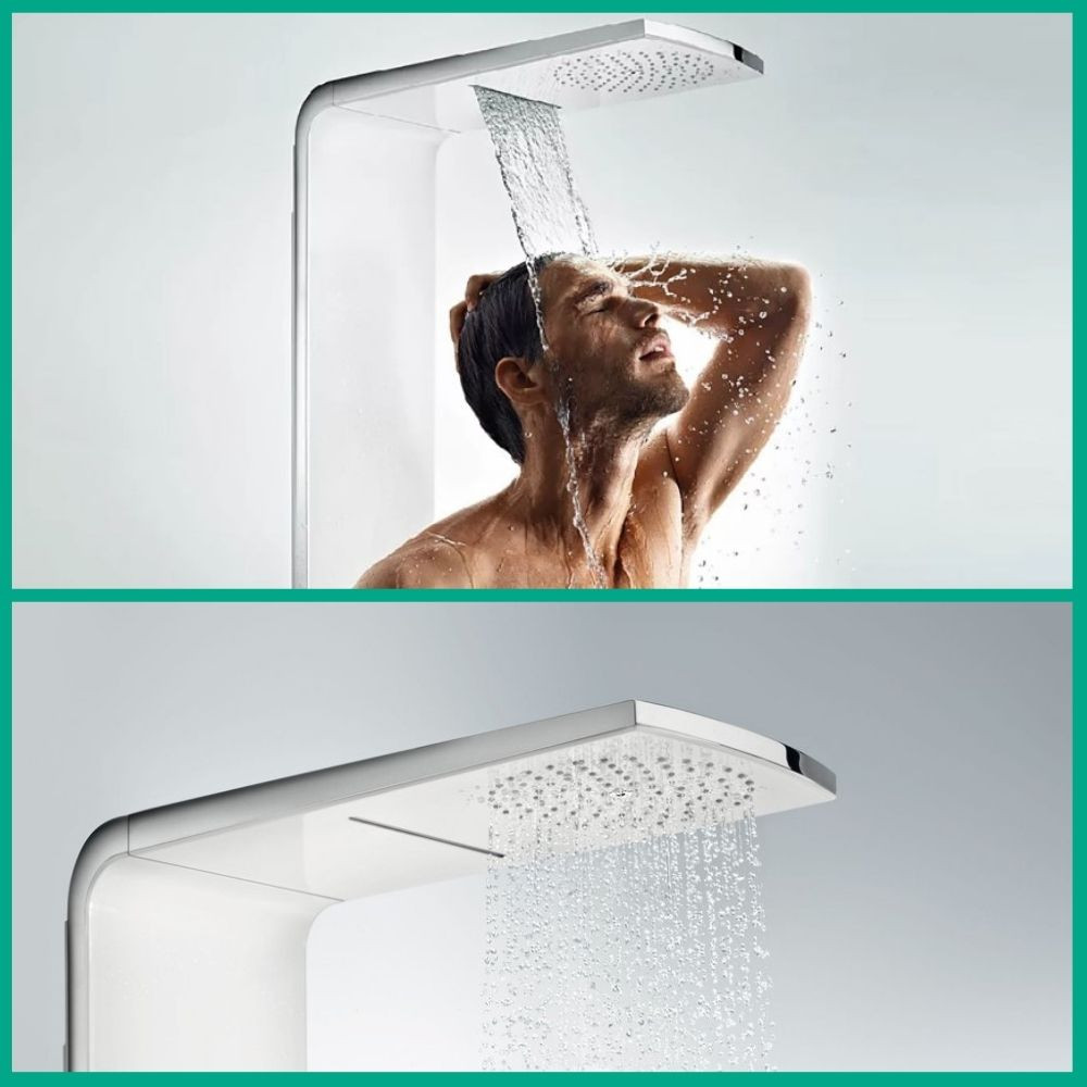 Colonne de douche Hansgrohe Duschpaneel Lift chromé 