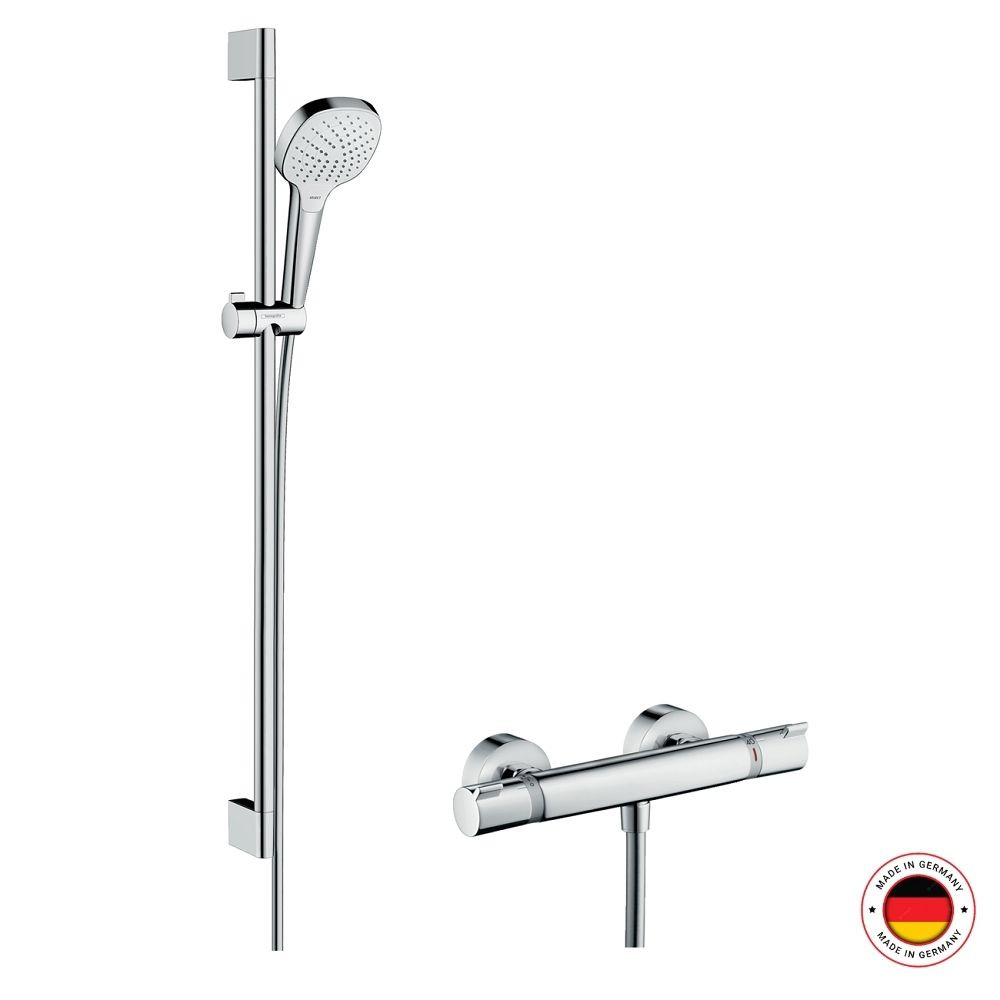 Ensemble douche HANSGROHE Croma Select E + mitigeur thermostatique