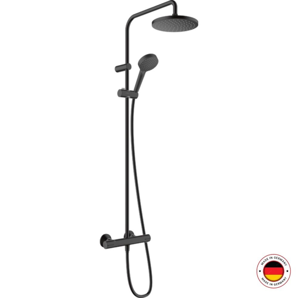 Colonne douche thermostatique HANSGROHE Vernis Blend 2 jets | Batinea
