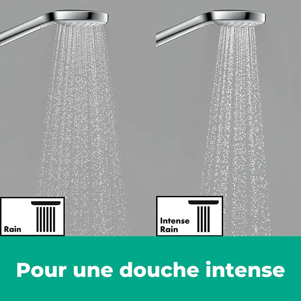 Colonne douche thermostatique HANSGROHE Vernis Blend 2 jets | Batinea