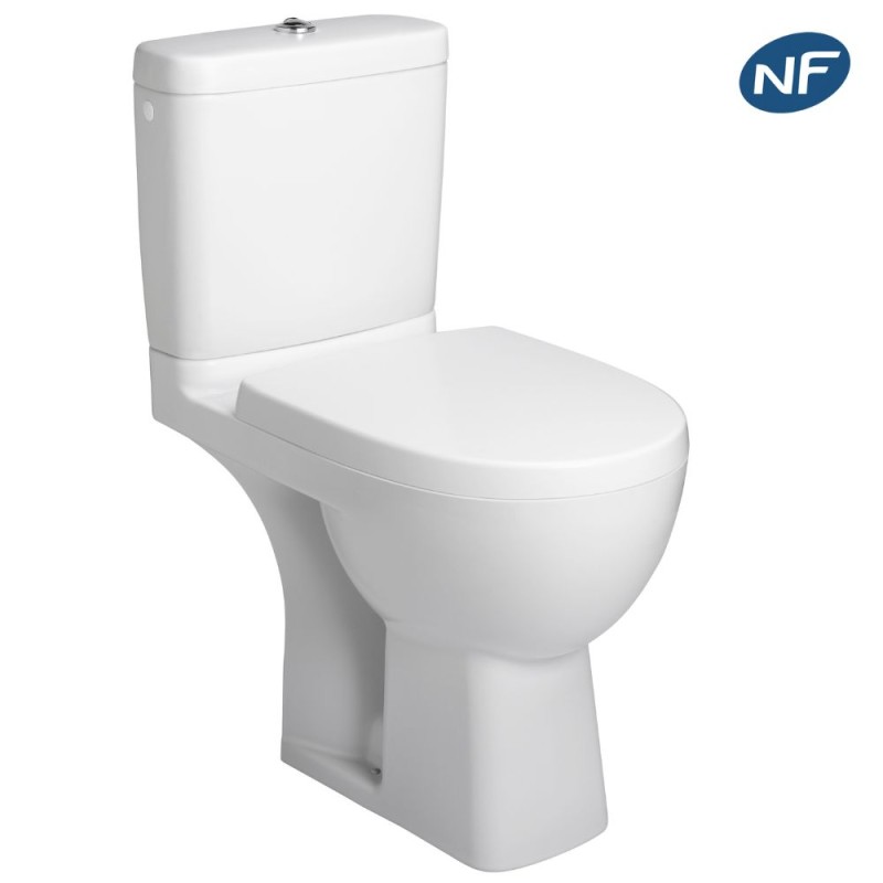 WC à poser Jacob Delafon Odeon up compact + abattant