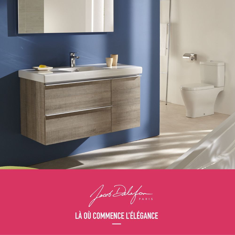 image WC à poser Jacob Delafon Odeon up compact + abattant