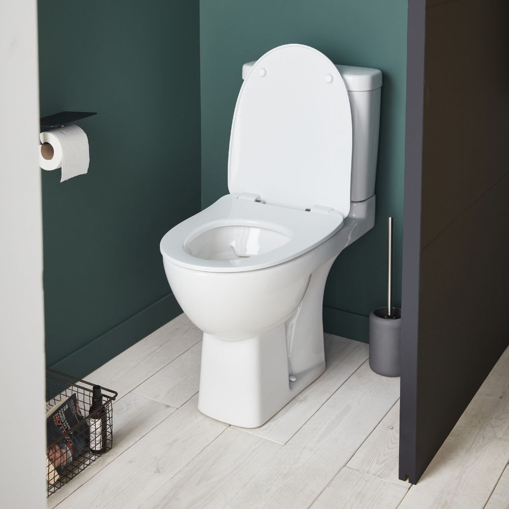WC à poser Jacob Delafon Odeon up compact + abattant ambiance