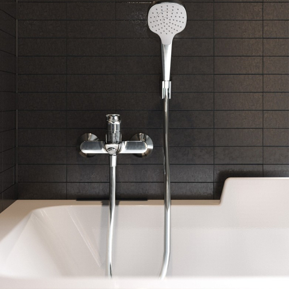 Mitigeur bain douche monocommande HANSGROHE Talis E chromé ambiance