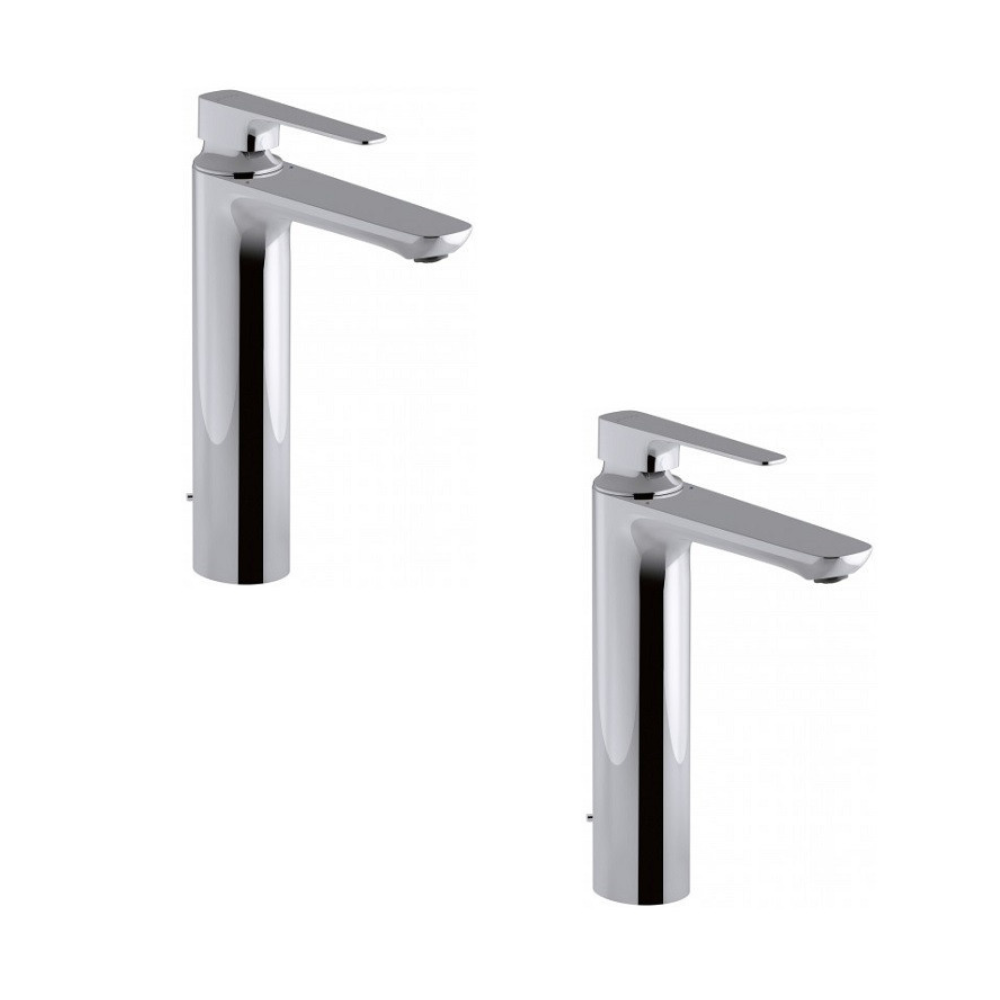 Mitigeur lavabo haut Jacob Delafon Aleo+ avec bonde 