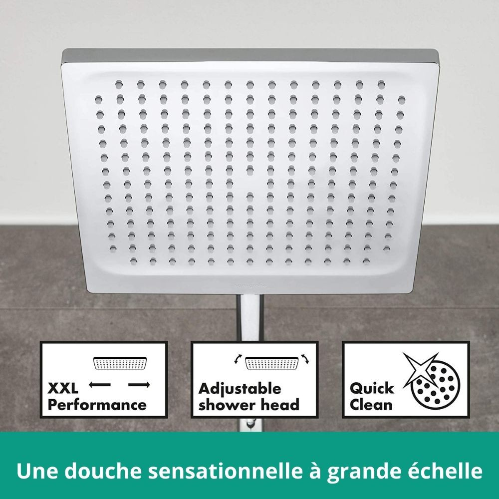 Colonne douche thermostatique HANSGROHE Crometta E 240, Economie 