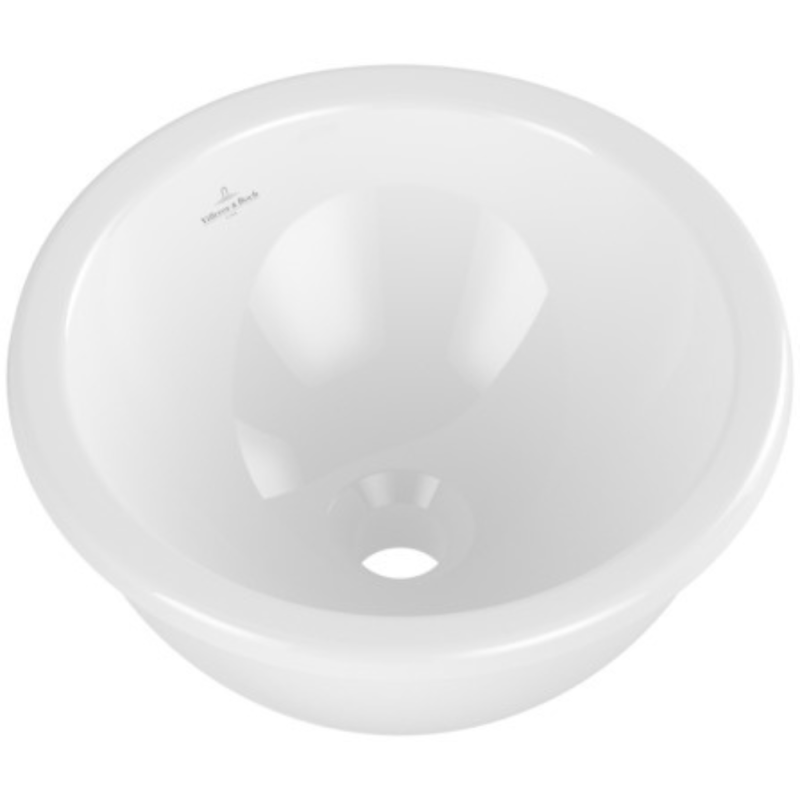 Vasque ronde 39 x 39 à encastrer VILLEROY ET BOCH Loop & Friends TitanCeram 4A590101 | Batinea