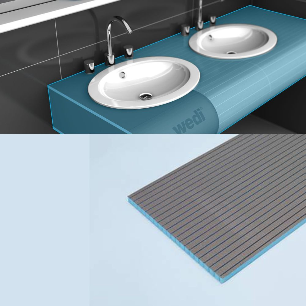 Panneaux de construction WEDI Construct, pour formes rondes | Batinea