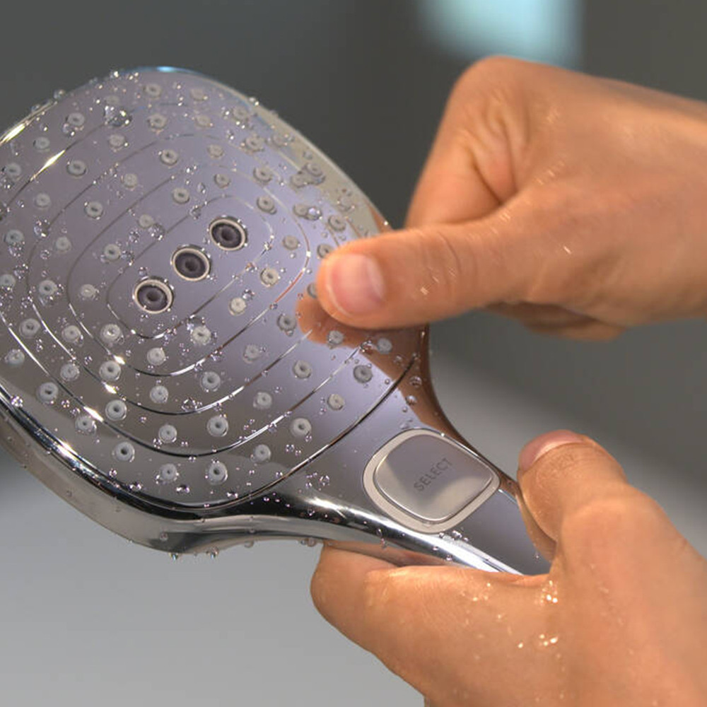 Douchette à main HANSGROHE Raindance Select E 3 jets chromé nettoyage facile