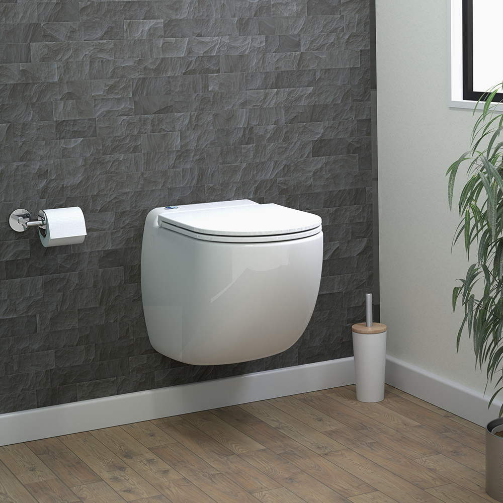 WC broyeur suspendu W40SP avec abattant