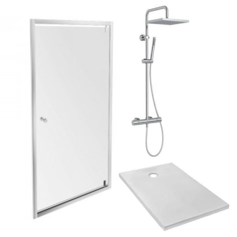 Receveur douche JACOB DELAFON Ipso + paroi 