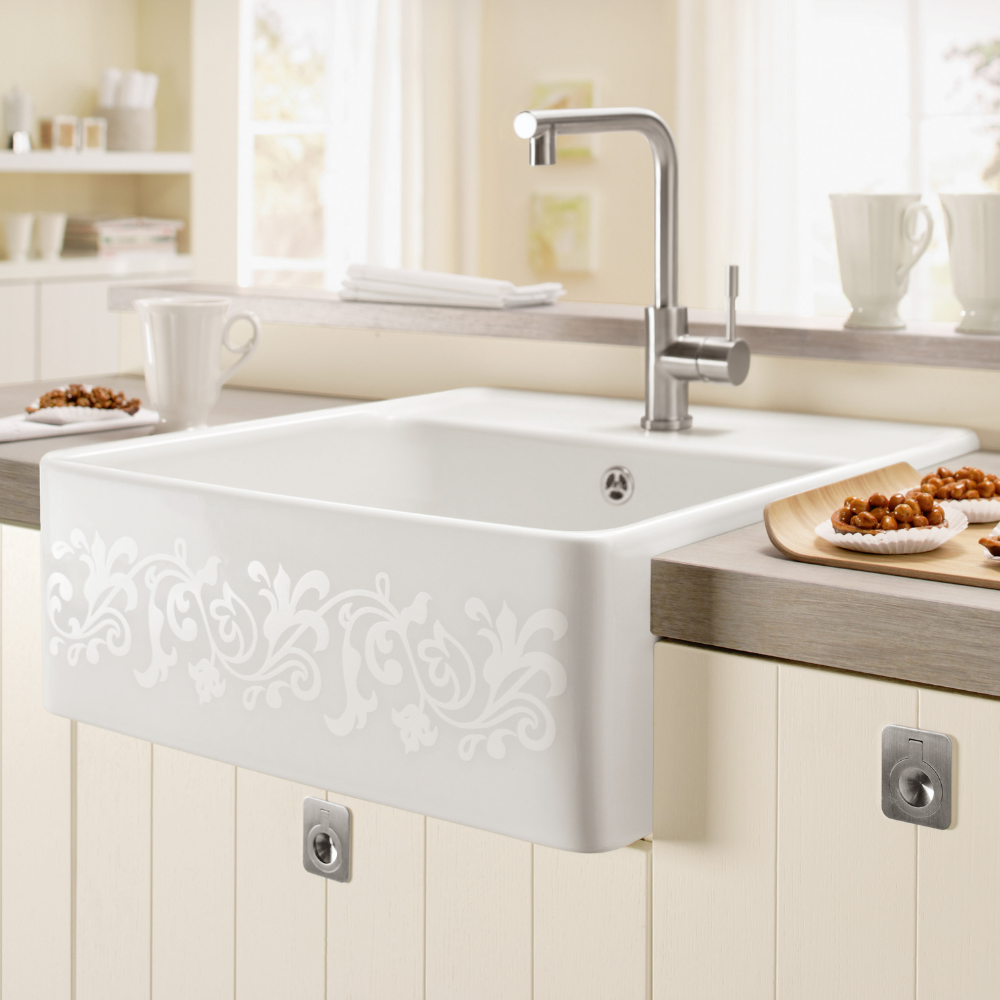 Robinet cuisine VILLEROY ET BOCH Modern Steel | Batinea