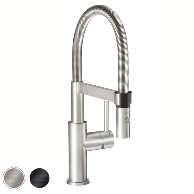 Robinet cuisine VILLEROY ET BOCH Steel expert compact