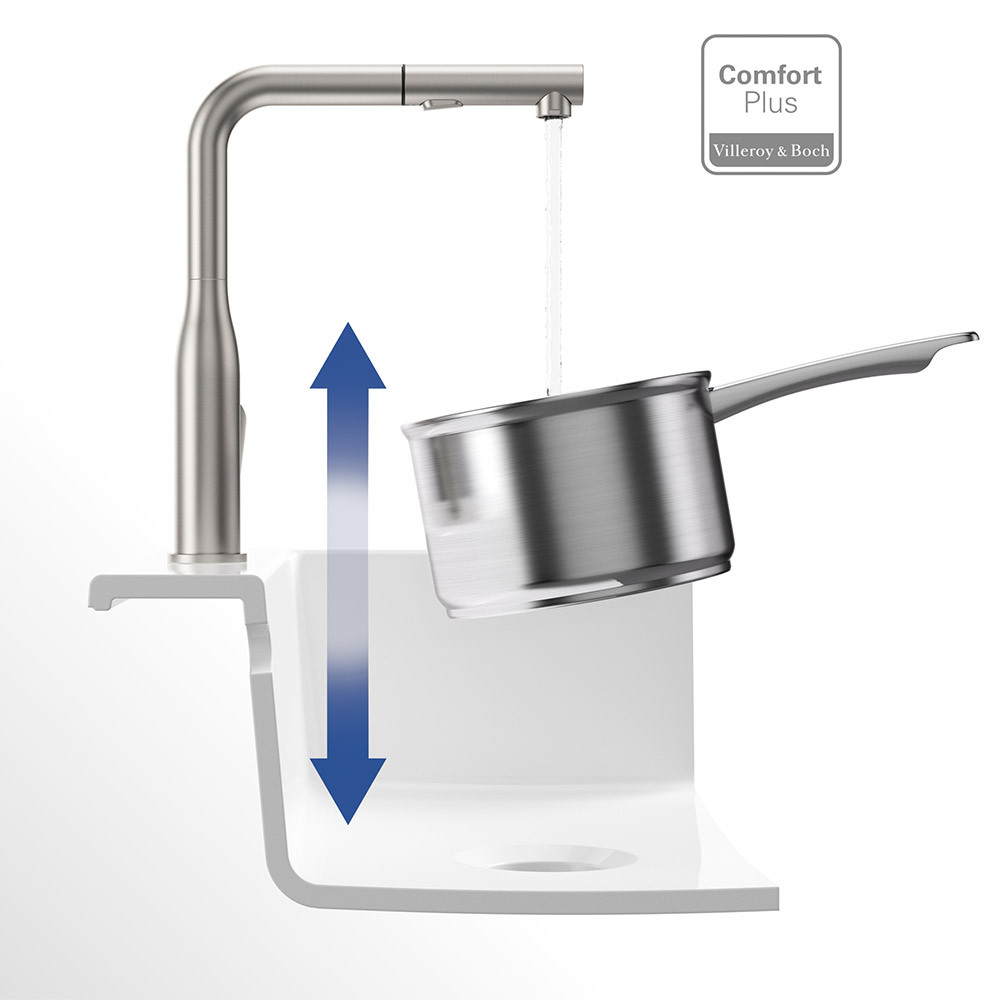 Robinet cuisine VILLEROY ET BOCH Subway Style Shower | Batinea
