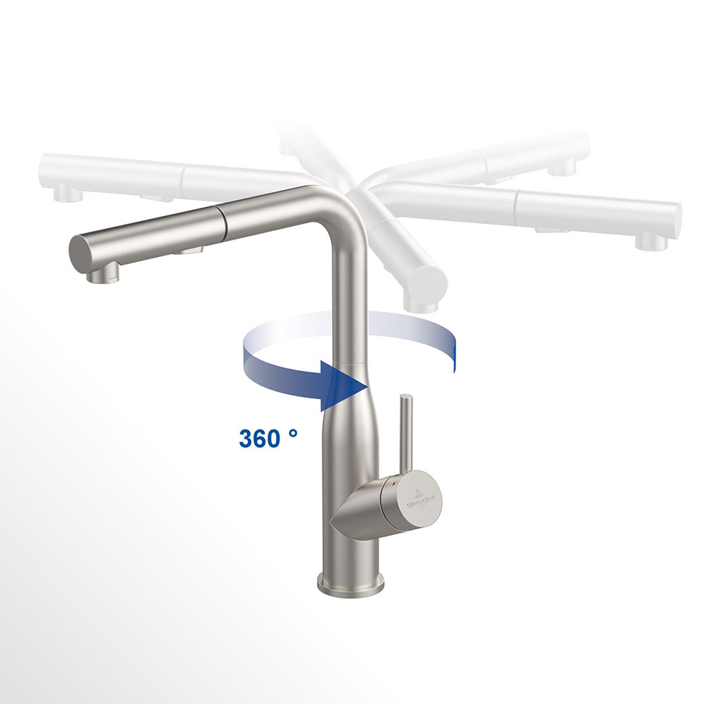 Robinet cuisine VILLEROY ET BOCH Subway Style Shower | Batinea